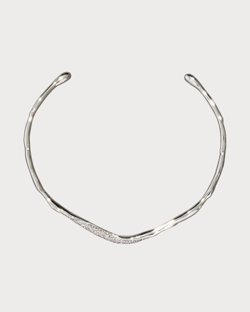 ALEXIS BITTAR Solanales Gold Crystal Skinny Collar(3 Colors)