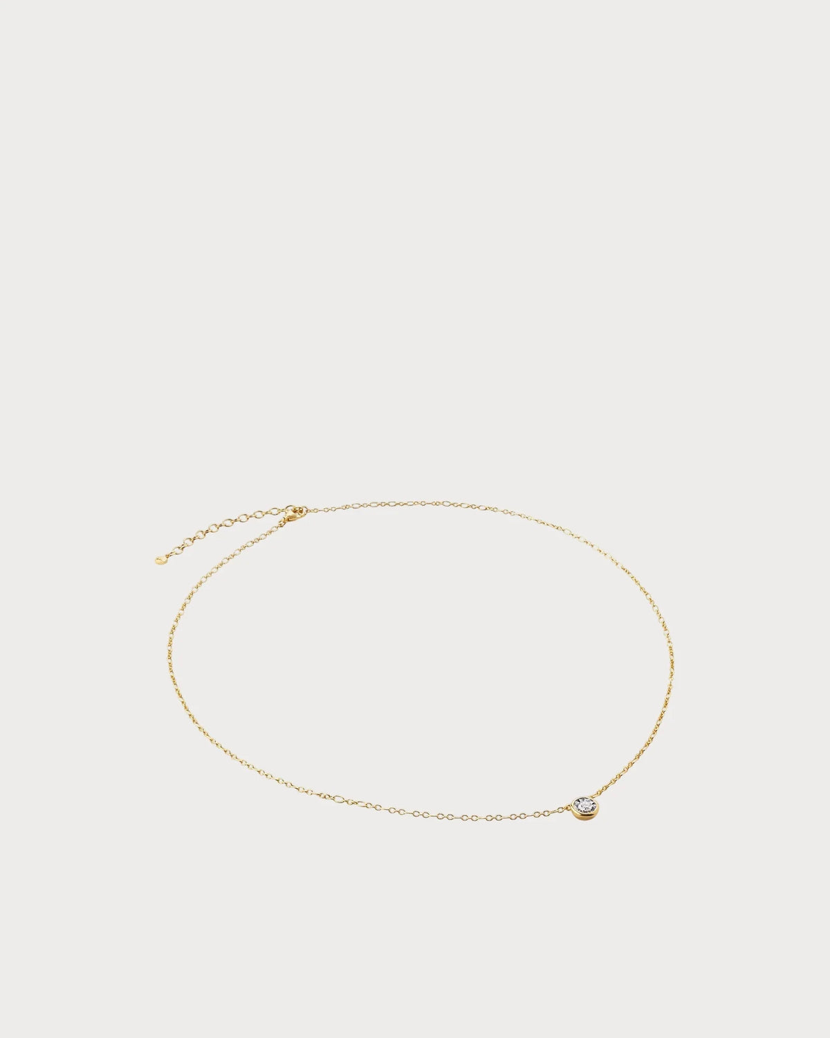 MONICA VINADER Essentials Lab-Grown Diamond Gold Vermeil Necklace(Large/Gold)