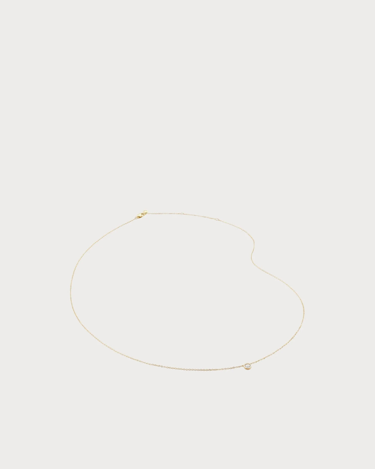 MONICA VINADER Lab-Grown 14ct Yellow-Gold And 0.06ct Lab-Grown Diamond Pendant Necklace(Gold)