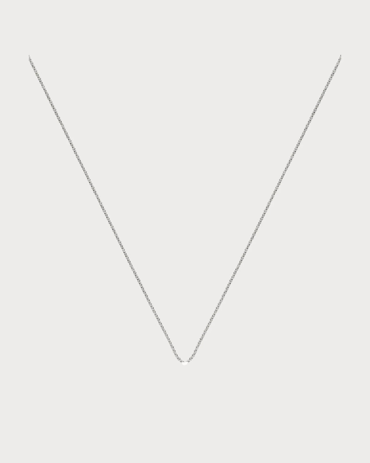 MONICA VINADER Sterling Silver Adjustable 15-17 Rolo Chain(Silver)